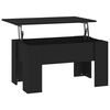vidaXL Couchtisch Schwarz 79x49x41 cm Holzwerkstoff