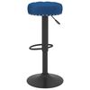 vidaXL Barhocker 2 Stk. Blau Samt