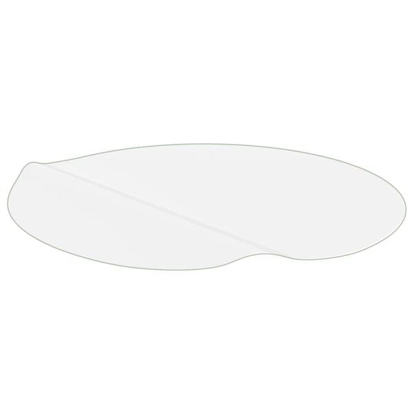 vidaXL Tischfolie Transparent &Oslash; 120 cm 1,6 mm PVC