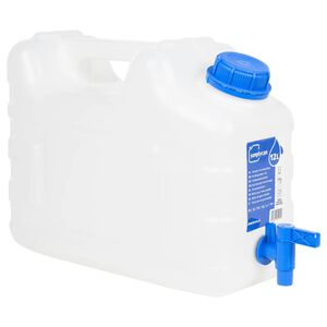 vidaXL Wasserbeh&auml;lter mit Hahn Transparent 10 L Kunststoff