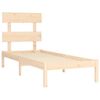 vidaXL Massivholzbett 75x190 cm