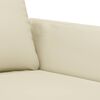 vidaXL Sessel Creme 60 cm Kunstleder