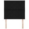 vidaXL Kopfteil Schwarz 100 cm Stoff