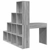 vidaXL Eck-Schreibtisch Graues Sonoma 101,5 x 149,5 x 149,5 cm