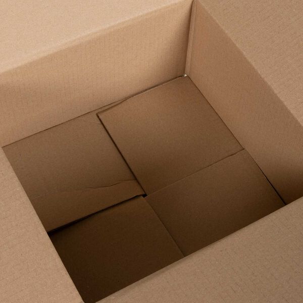 vidaXL Faltbox mit Speicher 50 pcs Natur 30 x 30 x 15 cm Karton