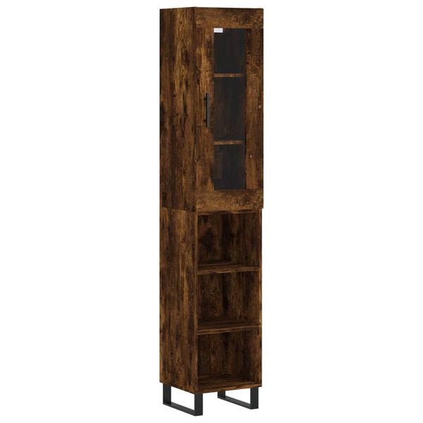 vidaXL Highboard R&auml;uchereiche 34,5x34x180 cm Holzwerkstoff