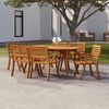 vidaXL Gartentisch 200x90x75 cm Massivholz Akazie