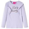 Kinder-Langarmshirt Helllila 128