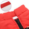 vidaXL Hundemantel Rot L32 Fleece und Polyester