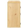 vidaXL Schrank SKI Honigbraun 60 x 32 x 40 cm Massives Kiefernholz