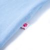 Kinder-T-Shirt mit R&uuml;schen&auml;rmeln Hellblau 116