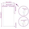 vidaXL Verdunkelungsrollo Gr&uuml;n 90x210 cm Stoffbreite 85,7 cm Polyester