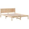 vidaXL Bettgestell Braun 150 x 200 cm Massivholz Kiefer