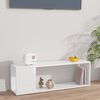 vidaXL TV-Schrank Hochglanz-Wei&szlig; 100x24x32 cm Holzwerkstoff