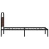 vidaXL Bettgestell ohne Matratze 90x200 cm Braun Eichen-Optik