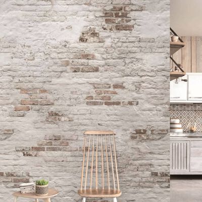 DUTCH WALLCOVERINGS Fototapete Old Brick Wall Beige and Braun