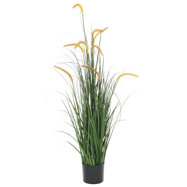 vidaXL Kunstgras mit Rohrkolben 135 cm