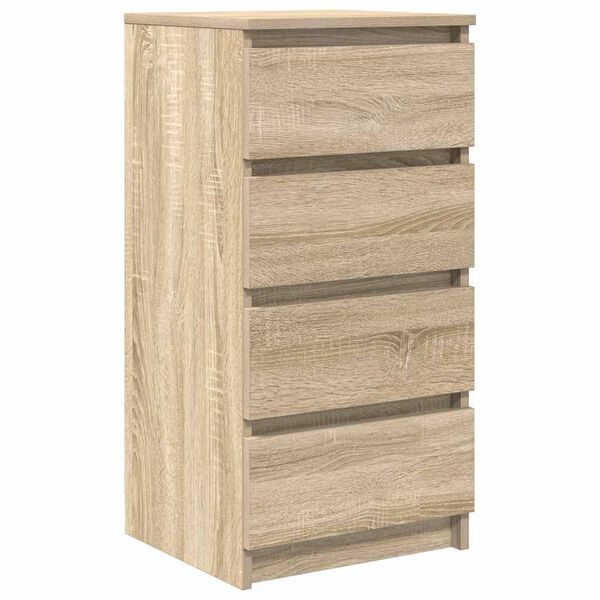 vidaXL Sideboard Sonoma-Eiche 37,5x35x76 cm Holzwerkstoff