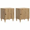 vidaXL Nachttisch 2 Stk. Artisan-Eiche 43 x 34,5 x 50 cm Holzwerkstoff