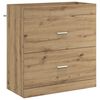 vidaXL Badunterschrank Artisan-Eiche 78,5 x 37,5 x 81 cm Holzwerkstoff