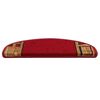 vidaXL Stufenmatten Selbstklebend 5 Stk. 65x21x4 cm Rot