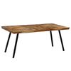 vidaXL Esstisch Recyceltes Teakholz und Stahl 180x90x76 cm