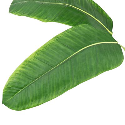 vidaXL Künstlicher Bananenbaum mit Topf 140 cm Grün