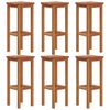 vidaXL Barhocker 6 Stk. Massivholz Akazie