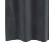 vidaXL Verdunkelungsvorh&auml;nge 2 pcs Hellgrau 140 x 225 cm Samt