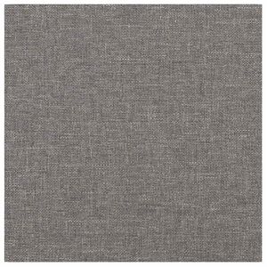 vidaXL Wandkopfteilen 12 stk. 30 x 30 cm Hellgrau Stoff