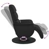vidaXL Massage Relaxsessel Schwarz 71 x 98 x 106 cm Kunstleder