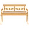 vidaXL 4-tlg. Garten-Lounge-Set Massivholz Teak