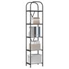 vidaXL B&uuml;cherregal Graues Sonoma 40 x 30 x 183 cm Holzwerkstoff