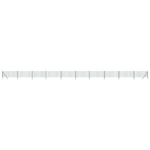 vidaXL Maschendrahtzaun Gr&uuml;n 0,8x25 m Verzinkter Stahl