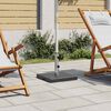 vidaXL Sonnenschirmst&auml;nder Granit 20 kg Quadrat Schwarz