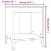vidaXL Nachttische 2 Stk. Sonoma-Eiche 40x35x50 cm