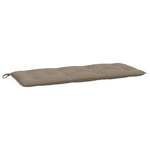 vidaXL Gartenbank-Auflage Taupe 120x50x7 cm Oxford-Gewebe