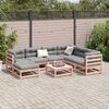 vidaXL 8-tlg. Garten-Sofagarnitur Massivholz Douglasie