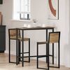 vidaXL Tisch Artisan-Eiche 100 x 40 x 100,5 cm