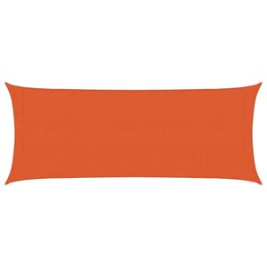 vidaXL Sonnensegel 160 g/m&sup2; Orange 2x4,5 m HDPE
