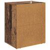 vidaXL Nachttisch mit Schubladen Altholz 35 x 50 x 60 cm Holzwerkstoff