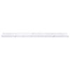 vidaXL Wandregal 2 pcs Wei&szlig; Marmor 80 x 9 x 3 cm Holzwerkstoff