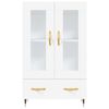 vidaXL Highboard Wei&szlig; 69,5x31x115 cm Holzwerkstoff