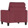 vidaXL Sessel Weinrot 60 cm Stoff