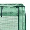 vidaXL Hochbeet mit Gew&auml;chshaus-Aufsatz Rattan-Optik 80x40x138 cm
