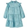 Kinderkleid mit Langen &Auml;rmeln Blau 128