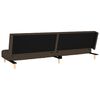 vidaXL Schlafsofa 2-Sitzer Dunkelbraun Stoff