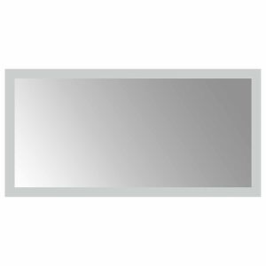 vidaXL LED-Badezimmerspiegel Transparent 40 x 20 cm Geh&auml;rtetes Glas