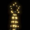 vidaXL LED Weihnachtsbaum 363 LEDs Warmweiß 182 cm