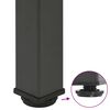 vidaXL Couchtischbeine 4 Stk. Anthrazit 30-32 cm Stahl